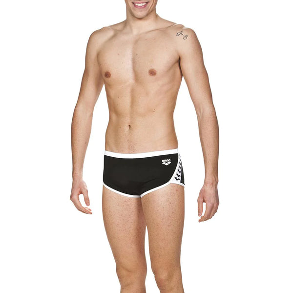 COSTUME ARENA UOMO ALTO NUOTO PISCINA SWIM BRIEFS ICONS TRUNK NERO