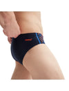 COSTUME SPEEDO TECH PANEL BRIEF UOMO SLIP NUOTO PISCINA BLU