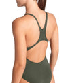 COSTUME NUOTO ARENA DONNA INTERO PISCINA SOLID WOMAN SWIMSUIT VERDE