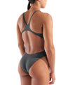 COSTUME NUOTO ARENA DONNA INTERO PISCINA SOLID GRIGIO