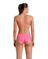 COSTUME ARENA DONNA INTERO PISCINA CHALLENGE SOLID SPALLINA STRETTA SHOCKINK PINK
