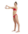 WOMEN'S BIKINI COSTUME ARENA 2 PIECES TRIANGLE POOL SWIMMING RED