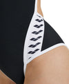 COSTUME ARENA DONNA PISCINA INTERO ICON VINTAGE NUOTO NERO
