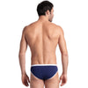 HERREN BADEANZUG ARENA SLIP SWIMMING POOL BRIEF STREIFEN SCHWARZ WEISS