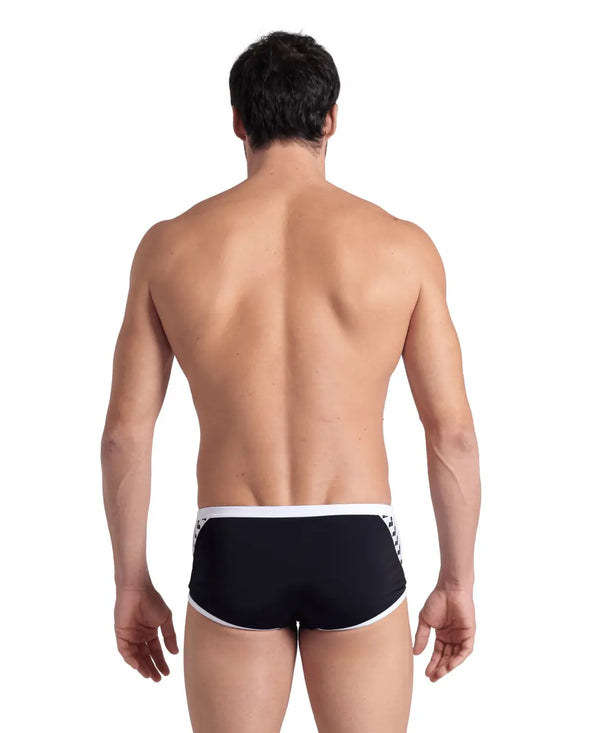 COSTUME ARENA UOMO ALTO NUOTO PISCINA SWIM BRIEFS ICONS TRUNK NERO