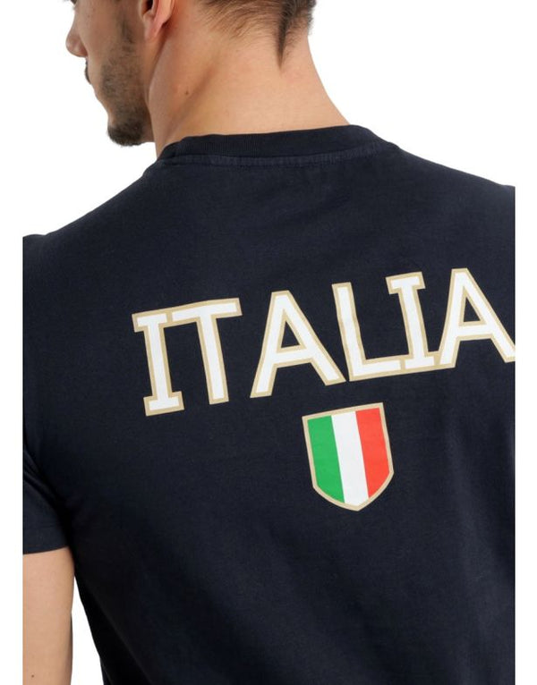 T SHIRT ARENA FIN ITALIA MAGLIA TRAINING NAZIONALE BLU