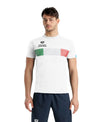 T SHIRT ARENA FIN ITALIA MAGLIA TRAINING NAZIONALE NUOTO BIANCA