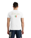 T SHIRT ARENA FIN ITALIA MAGLIA TRAINING NAZIONALE NUOTO BIANCA