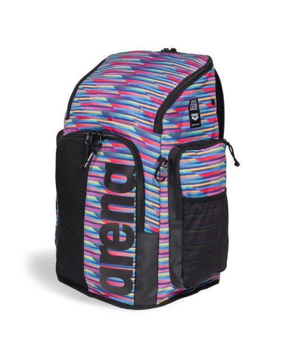 ZAINO ARENA TIE DYE BORSONE PISCINA SPIKY 3 BACKPACK 45L NUOTO RIGHE