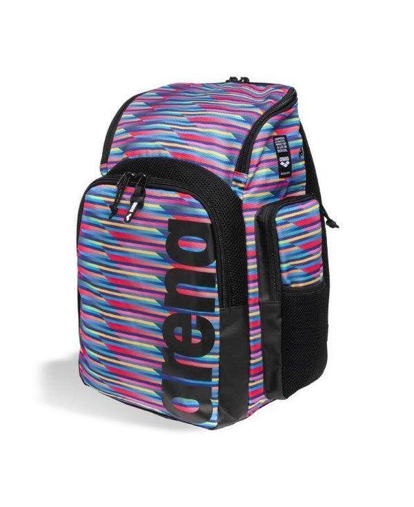 ZAINO ARENA BORSA PISCINA NUOTO SPIIKY BACKPACK 35 LITRI RIGHE COLORATE