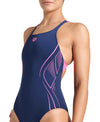 COSTUME ARENA DONNA INTERO PISCINA REFLECTING SWIMSUIT SWIM PRO BACK