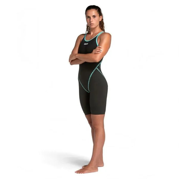 COSTUMONE GARA ARENA PRIMO POWERSKIN NERO COSTUME DONNA COMPETIZIONE OPENBACK