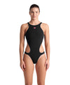 COSTUME ARENA DONNA ONE NEXT LOGO COSTUME INTERO PISCINA NERO