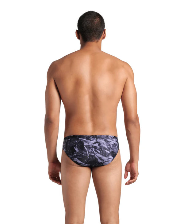 COSTUME SLIP ARENA UOMO NUOTO PISCINA CRACKLE SWIM BRIEF TEAM BLACK