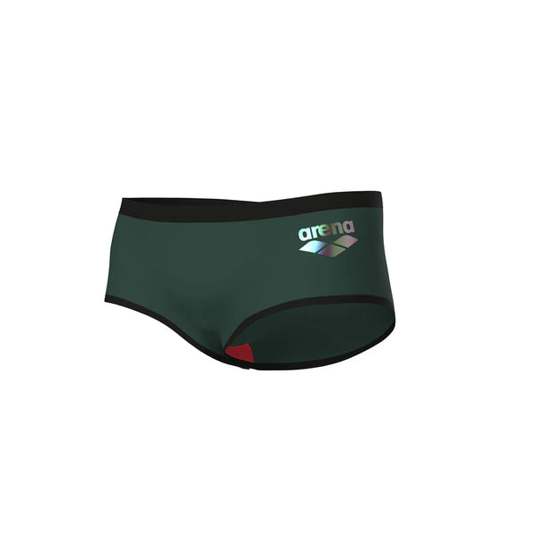 COSTUME ARENA UOMO ALTO TRUNK NUOTO PISCINA SWIM VERDE BIG LOGO VERDE NERO