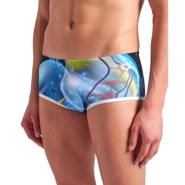 COSTUME ARENA UOMO ALTO TRUNK NUOTO PISCINA SWIM ONE PRINT LOW WAIST SHORT