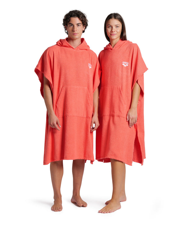 ARENA PONCHO PISCINA ASCIUGAMANO COTTON ACCAPPATOIO CORAL