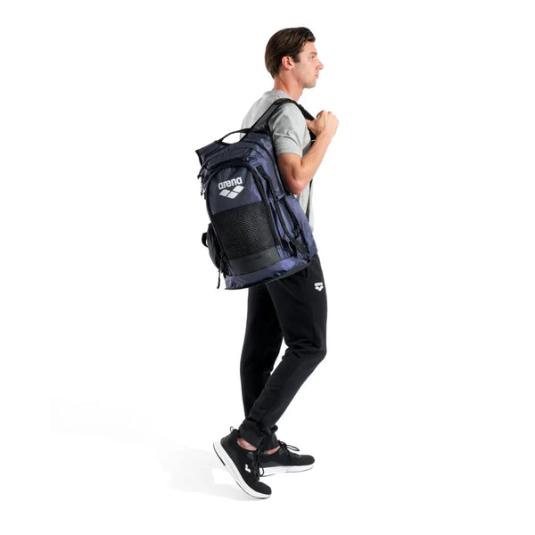 ZAINO ARENA BORSA PISCINA NUOTO BACKPACK ALLSET 45 LITRI BLU