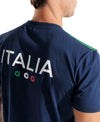 MAGLIA ARENA NAZIONALE ITALIA NUOTO FIN T SHIRT TEAM STRIPE TRAINING BLU