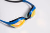 COBRA ULTRA MIRROR SWIPE ARENA MIRROR GOGGLES POOL RACE SWIMMING GOLD LENS