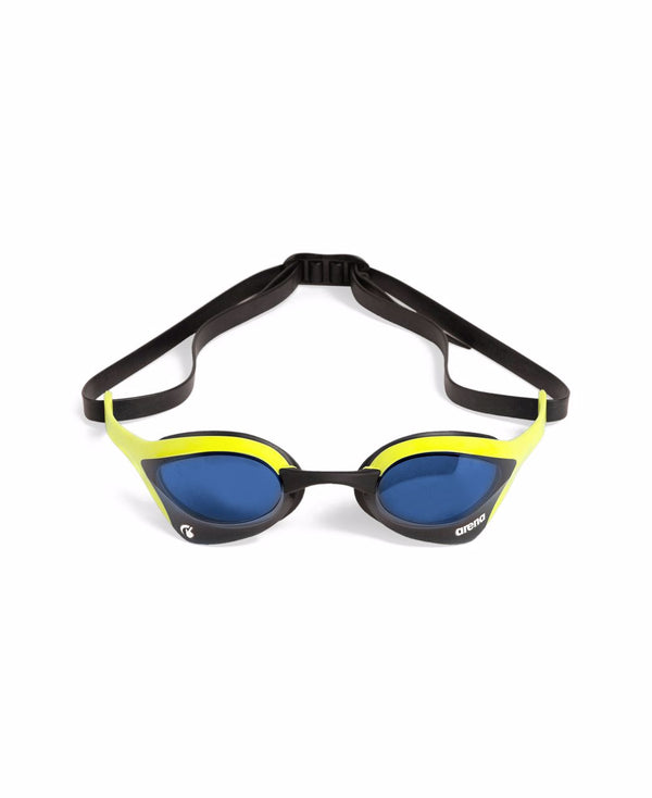 COBRA ULTRA SWIPE ARENA OCCHIALINI PISCINA GARA NUOTO GIALLO CON LENTE AZZURRA