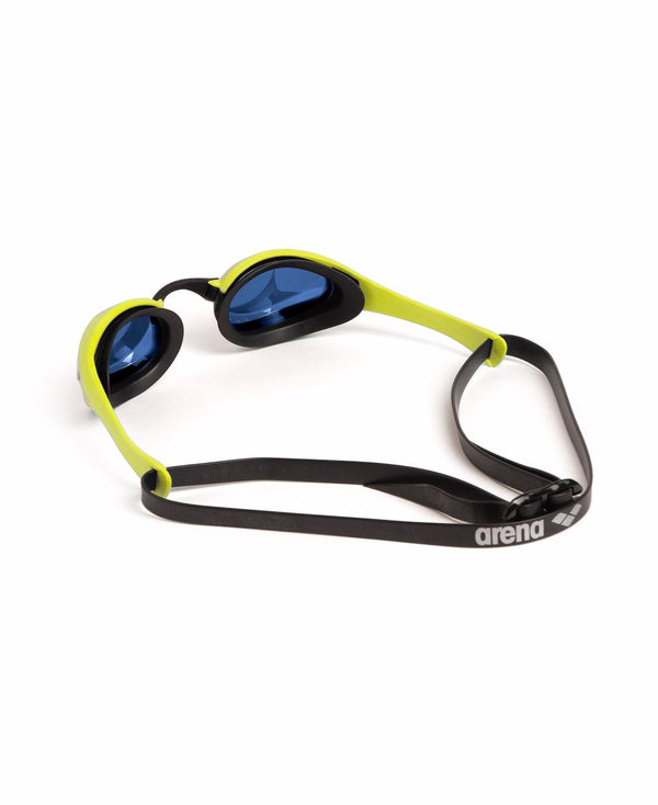 COBRA ULTRA SWIPE ARENA OCCHIALINI PISCINA GARA NUOTO GIALLO CON LENTE AZZURRA