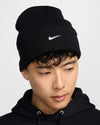 BERRETTO NIKE CUFFIA INVERNALE SPORT MODA RUNNING RUN NERO