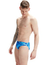 COSTUME SPEEDO UOMO SLIP NUOTO PISCINA BLU BOLLE