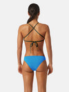 COSTUME 2 PEZZI DONNA AKRON NUOTO PISCINA BIKINI TRIANGOLO BICOLOR