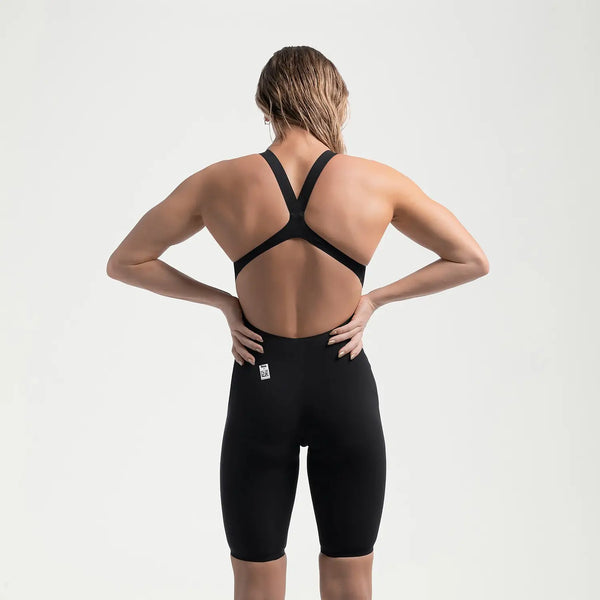 COSTUMONE SPEEDO FASTSKIN LZR VALOR 2.0 COSTUMONI DONNA OPEN BACK NERO