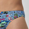COSTUME SPEEDO UOMO SLIP ALLOVER DIGITAL NUOTO PISCINA MULTICOLOR