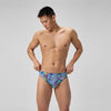 COSTUME SPEEDO UOMO SLIP ALLOVER DIGITAL NUOTO PISCINA MULTICOLOR