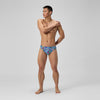 COSTUME SPEEDO UOMO SLIP ALLOVER DIGITAL NUOTO PISCINA MULTICOLOR