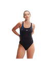 COSTUME DONNA PISCINA SPEEDO NUOTO INTERO BLACK HYPERBOOM NERO BLU