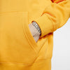 FELPA NIKE UOMO CON CAPPUCCIO SPORTSWEAR CLUB FLEECE GIALLA