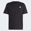 T-SHIRT ADIDAS UOMO MAGLIA TRAINING FITNESS SPORT COTONE NERA