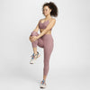 TOP NIKE AIR INDY WOMAN BRA DRI-FIT FITNESS WOD ROSA SCURO E BIANCO