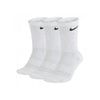 NIKE CALZE EVERYDAY CUSHIONED 3 PACK BIANCHE E NERE