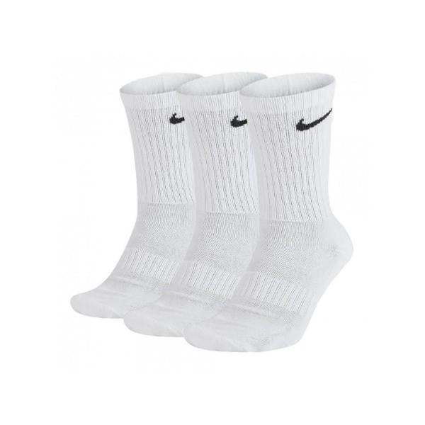 NIKE CALZE EVERYDAY CUSHIONED 3 PACK BIANCHE E NERE
