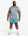 T SHIRT NIKE DRY FIT MAGLIA UOMO FITNESS GRIGIA