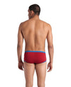 COSTUME ARENA UOMO ALTO NUOTO PISCINA SWIM BRIEFS ICONS TRUNK ROSSO