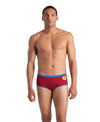 COSTUME ARENA UOMO ALTO NUOTO PISCINA SWIM BRIEFS ICONS TRUNK ROSSO