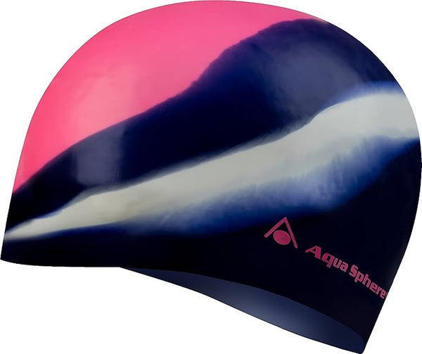 CUFFIA PISCINA AQUA SPHERE SILICONE SWIM JUNIOR BIMBO BIMBA CUFFIE NUOTO PINK