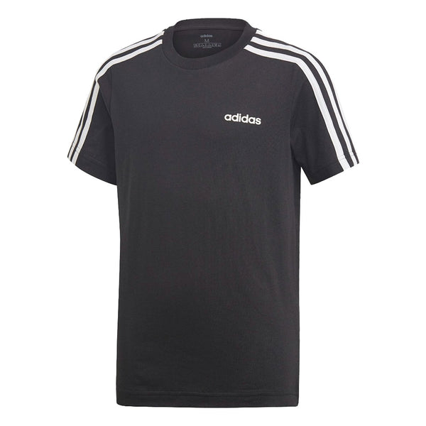 T-SHIRT MAGLIA BIMBO ADIDAS ESSENTIALS 3-STRIPES BAMBINO JUNIOR BLACK