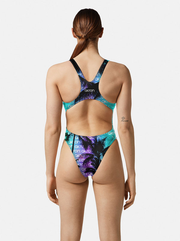 COSTUME DONNA AKRON ITALIA NUOTO PISCINA WOMAN MIAMI