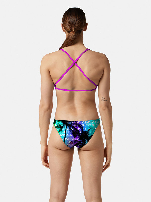 COSTUME DONNA AKRON ITALIA NUOTO PISCINA BIKINI MIAMI