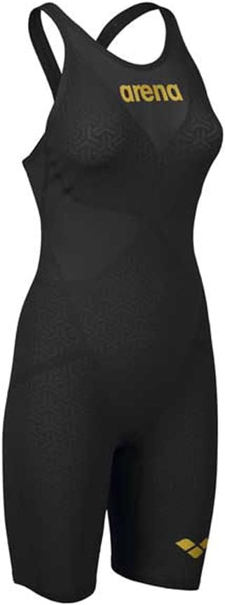 COSTUMONE ARENA POWERSKIN CARBON GLIDE BLACK-GOLD CHIUSO CLOSED BACK