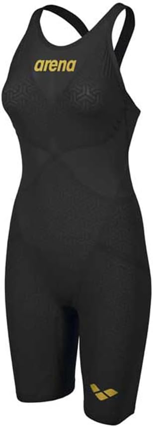 COSTUMONE ARENA POWERSKIN CARBON GLIDE BLACK-GOLD CHIUSO CLOSED BACK
