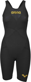 COSTUMONE ARENA POWERSKIN CARBON GLIDE BLACK-GOLD CHIUSO CLOSED BACK