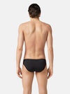 COSTUME AKRON ITALIA UOMO SLIP NUOTO PISCINA BICOLOR ARANCIO NERO